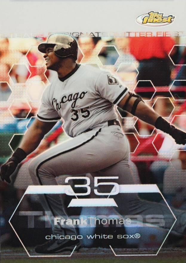 2003 Finest  Frank Thomas #38 Baseball Card
