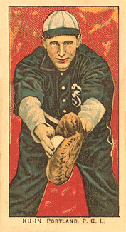 1911 Obak Red Back Kuhn, Portland, P.C.L. # Baseball Card