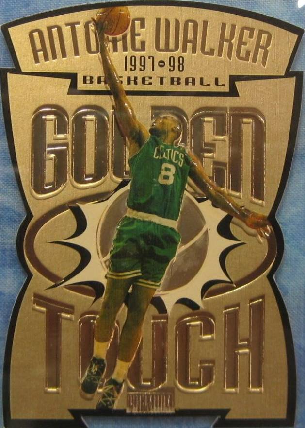 1997 Skybox Premium Golden Touch Antoine Walker #13GT Basketball Card