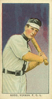 1911 Obak Red Back Ross, Vernon, P.C.L. # Baseball Card