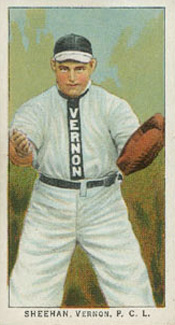 1911 Obak Red Back Sheehan, Vernon, P.C.L. # Baseball Card