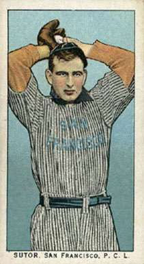 1911 Obak Red Back Sutor, San Francisco, P.C.L. # Baseball Card