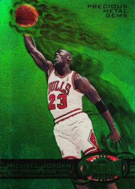 1997 Metal Universe Precious Metal Gems Michael Jordan #23 Basketball Card