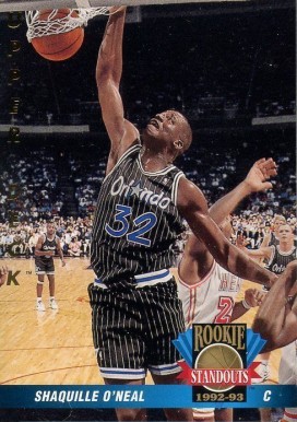 1992 Upper Deck Rookie Standouts Shaquille O'Neal #RS15 Basketball Card