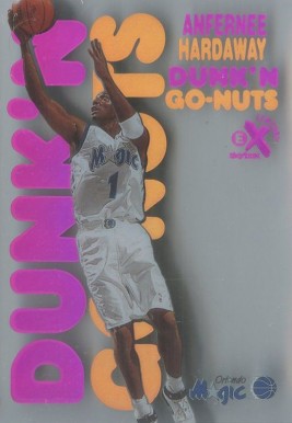 1998 Skybox E-X Century Dunk 'N Go Nuts Anfernee Hardaway #17DG Basketball Card
