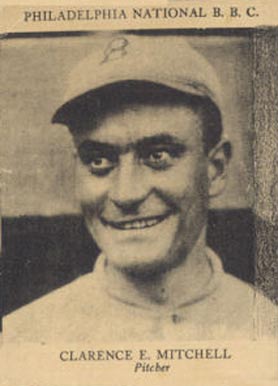 1924 Diaz Cigarettes Clarence E. Mitchell #70 Baseball Card