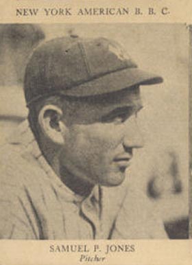 1924 Diaz Cigarettes Samuel P. Jones #74 Baseball Card