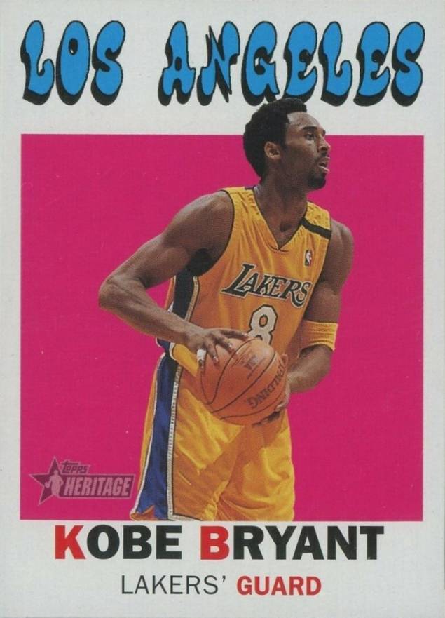 2000 Topps Heritage Kobe Bryant #7 Basketball Card