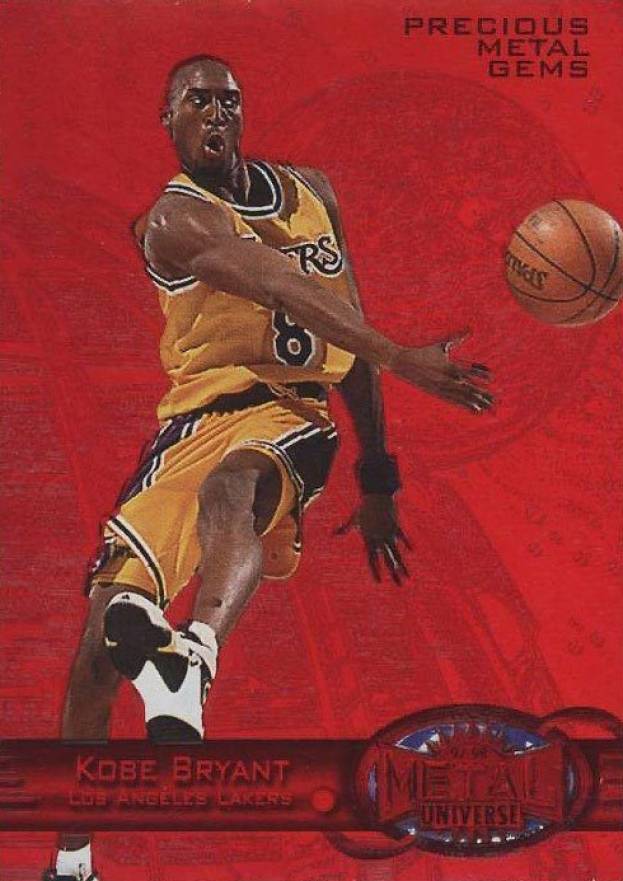 1997 Metal Universe Precious Metal Gems Kobe Bryant #81 Basketball Card