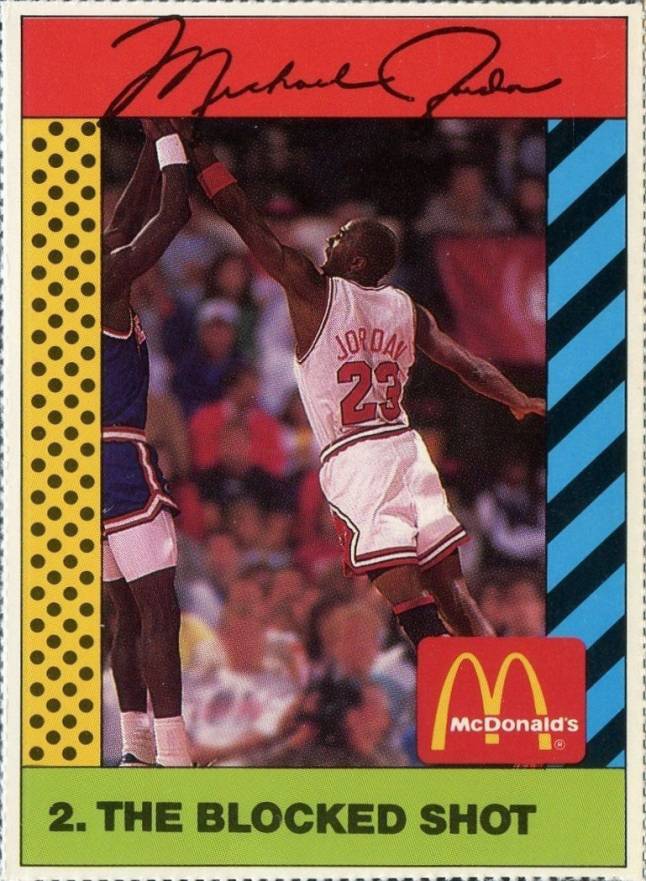 1990 McDonald's Michael Jordan Michael Jordan #2 Basketball Card