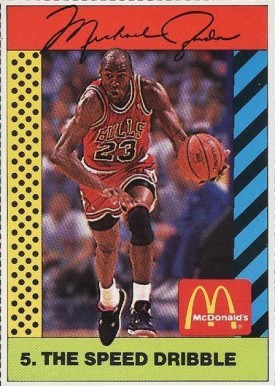 1990 McDonald's Michael Jordan Michael Jordan #5 Basketball Card