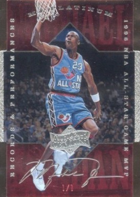1999 Upper Deck MJ Athlete of the Century Michael Jordan #65 Basketball Card