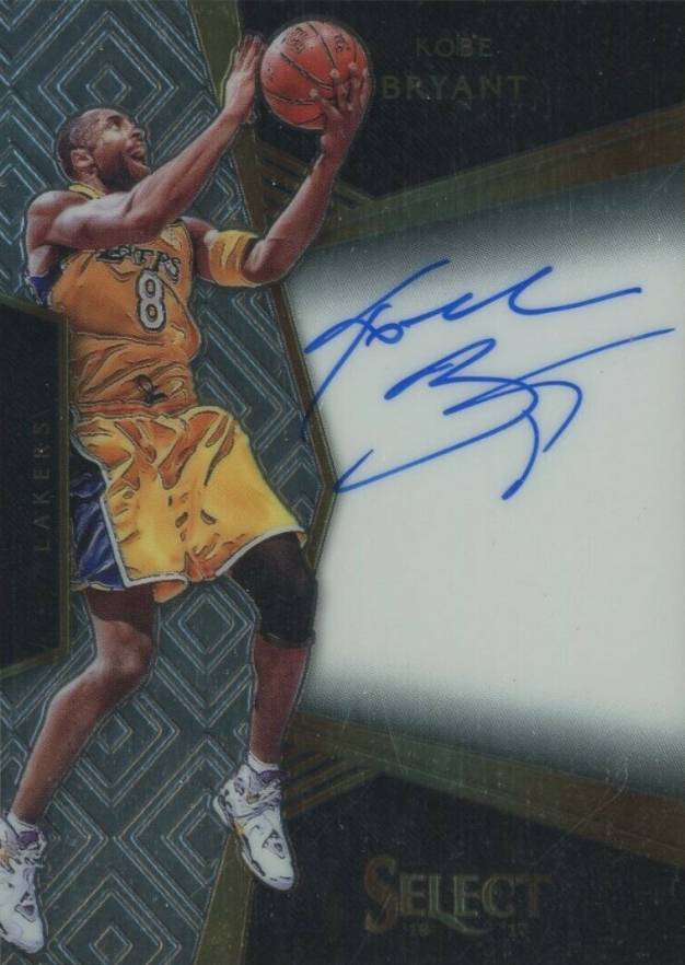 2016 Panini Select Signatures Kobe Bryant #22 Basketball Card