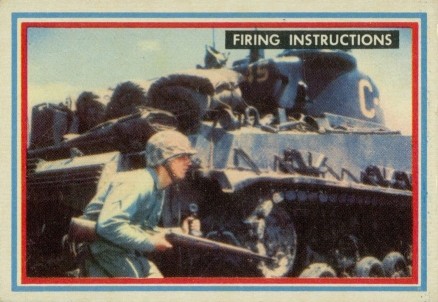 1953 Fighting Marines Firing Instructions #6 Non-Sports Card