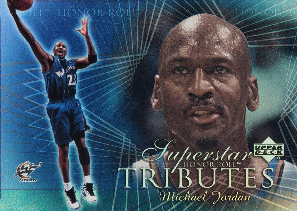 2002 Upper Deck Honor Roll Superstar Tributes Michael Jordan #ST2 Basketball Card