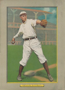 1911 Turkey Reds DEVLIN, N.Y. Nat'L #10 Baseball Card