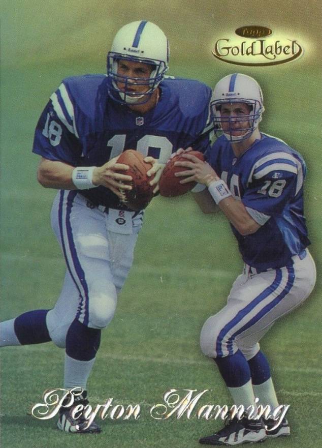 1998 Topps Gold Label Class 2 Peyton Manning #20 Football Card