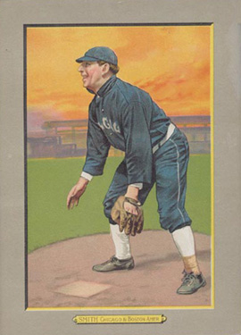 1911 Turkey Reds SMITH, Chicago & Boston Amer. #118 Baseball Card