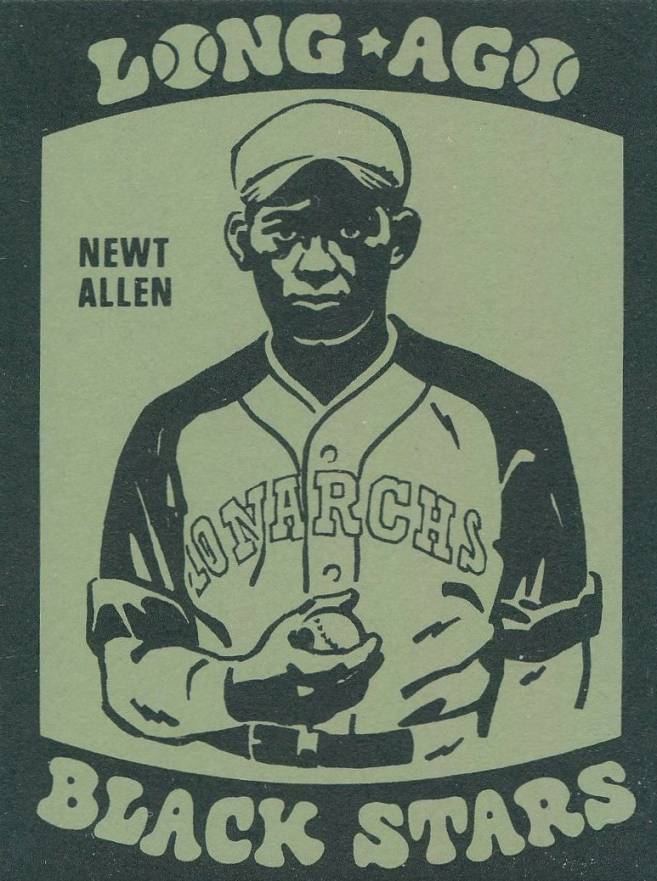 1978 Laughlin Long Ago Black Stars Newt Allen #3 Baseball Card