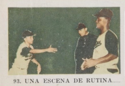 1950 Toleteros In Action Una Escena de.. #93 Baseball Card