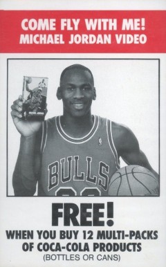 1989 Coca-Cola 'Come Fly With Me' Michael Jordan  Michael Jordan #1 Basketball Card