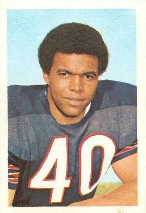 1972 NFLPA Wonderful World Stamps Gale Sayers #55 Football Card