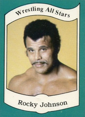 1983 Wrestling All-Stars Rocky Johnson #24 Other Sports Card