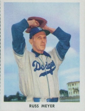 1955 Golden Stamps Russ Meyer # Baseball Card