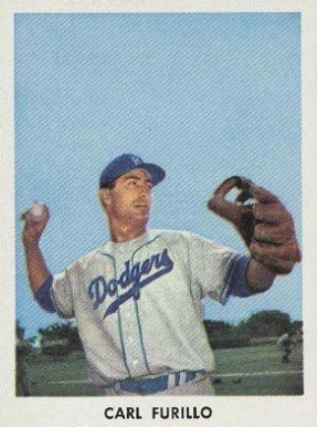 1955 Golden Stamps Carl Furillo # Baseball Card