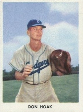 1955 Golden Stamps Don Hoak # Baseball Card