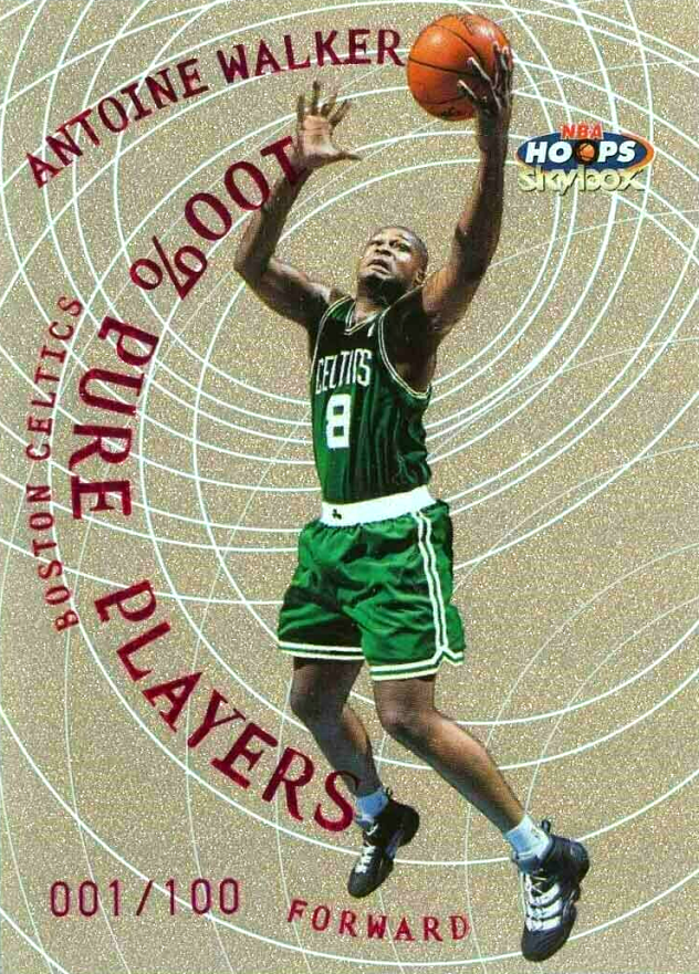 1999 Hoops Pure Players Antoine Walker #8 Basketball Card