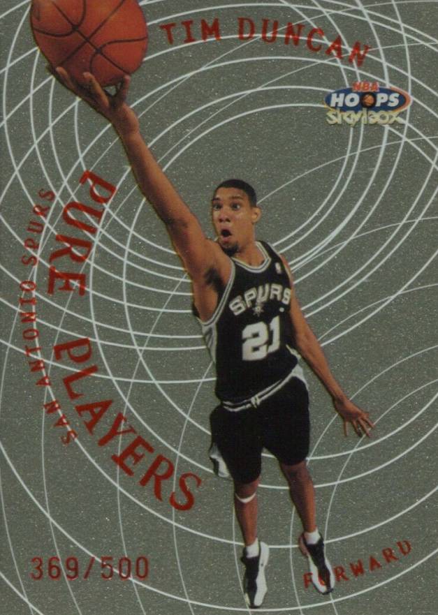 1999 Hoops Pure Players Tim Duncan #1 Basketball Card