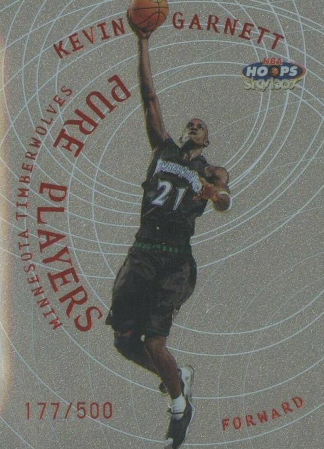 1999 Hoops Pure Players Kevin Garnett #6 Basketball Card