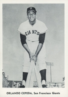 1961 Jay Publishing Orlando Cepeda # Baseball Card