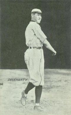 1907 Dietsche Detroit Tigers Postcards James Delahanty # Baseball Card