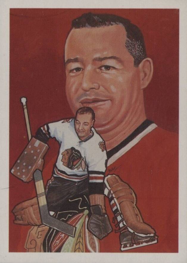 1985 Hall of Fame Cards Glenn Hall #114 Hockey Card