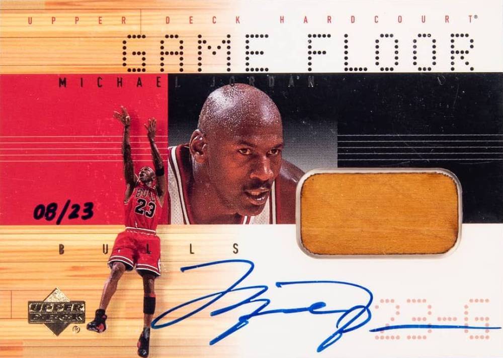 2000 Upper Deck Hardcourt Game Floor Michael Jordan #MJ-A Basketball Card