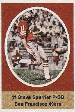 1972 Sunoco Stamps  Steve Spurrier # Football Card