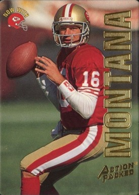 1993 Action Packed Joe Montana #23 Football Card