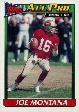 1991 Topps Joe Montana #73 Football Card