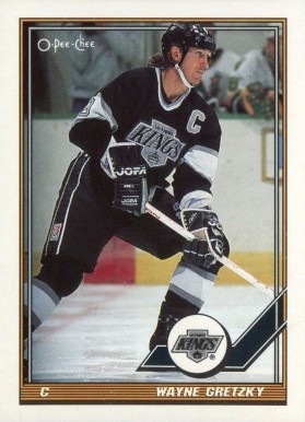 1991 O-Pee-Chee Wayne Gretzky #321 Hockey Card