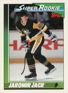 1991 Topps Jaromir Jagr #9 Hockey Card