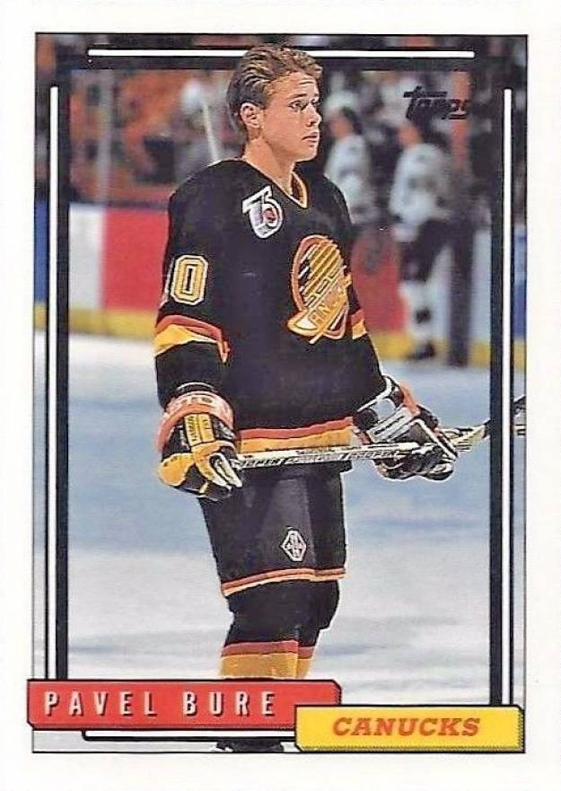 1992 Topps Pavel Bure #353 Hockey Card