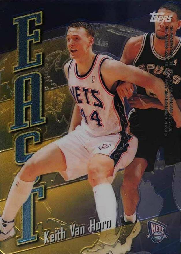 1998 Topps East-West Van Horn/Duncan #EW8 Basketball Card