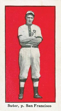 1911 Bishop & Co. P.C.L. Suter, p. San Francisco # Baseball Card