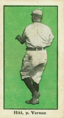 1911 Bishop & Co. P.C.L. Hitt, p., Vernon # Baseball Card