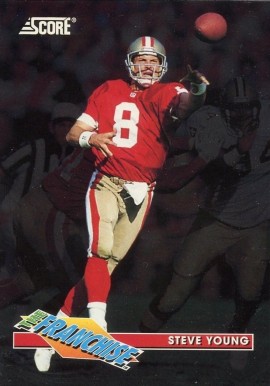 1993 Score Franchise Steve Young #25 Football Card