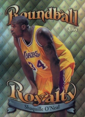 1998 Topps Roundball Royalty Shaquille O'Neal #R9 Basketball Card