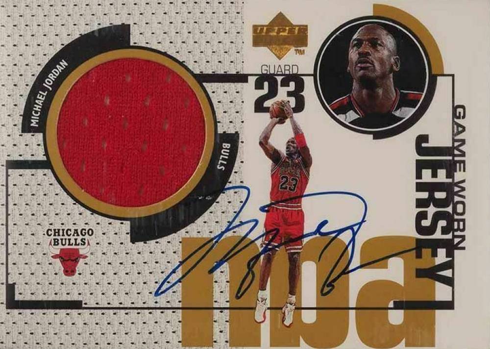 1998 Upper Deck MJ Game Jersey Autograph Michael Jordan #GJA2 Basketball Card