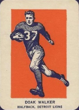 1952 Wheaties Doak Walker # Football Card